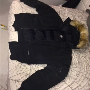 Canada goose feather hood jacket / Size XL